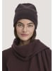 Hessnatur Hessnatur Strick Mütze aus Bio-Merinowolle mit Cashmere in schwarzbeere