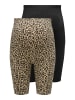 ONLY Körperbetonte Shorts in Black
