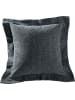 Erwin Müller Kissenhülle in anthrazit/schwarz