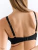 Erlich Textil  SLEEK LACE PLUNGE BH in schwarz