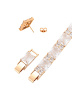 faina Women Jewelry Set in rose gold white