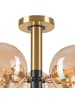 Licht-Erlebnisse Deckenlampe (B)35 x (L)35 x (H)32 cm in Gold Schwarz