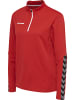 Hummel Halbreißverschluss Sweatshirt Hmlauthentic Damen in TRUE RED