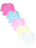 TupTam Baby Mädchen Langarmshirt 5er Set in rosa/gelb