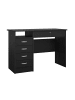 ebuy24 Schreibtisch FunctionPlus Schwarz 110 x 49 cm