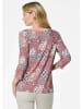 GOLDNER Edles Printshirt mit Allover-Druck in rot / gemustert