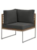 home24 Loungeset TEAKLINE 3-teilig in Anthrazit