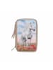 Depesche 3-Fach Federtasche Poppy Sand Miss Melody 20 x 13 x 7,5 cm beige in beige