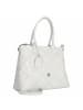 PICARD Aurelie - Shopper 37 cm Rindleder (ozean) in white lily
