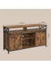 VASAGLE TV-Schrank Daxton in Vintagebraun-Schwarz - (B)147 x (H)76 x (T)40 cm