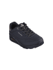 Skechers Uno Shimmer Away Low-Top-Sneaker mit Schnürung Schwarz