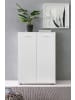 FineBuy Sideboard in Weiß / Spanplatte / 71x35x104