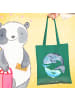Mr. & Mrs. Panda Tote Bag Walfisch Thunfisch ohne Spruch in Mint