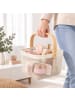 relaxdays Aufbewahrungskorb in Creme - (B)26x (H)17,5 x (T)24,5 cm