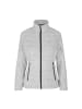 IDENTITY Fleecejacke elegant in Grau meliert