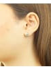Diamant L'éternel Ohrringe aus 585 Weißgold mit Smaragd