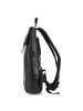 Jost Aarhus Rucksack Leder 44 cm Laptopfach in schwarz