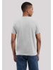 F4NT4STIC T-Shirt Handdrawn Flower Pink Bestickt in grau meliert