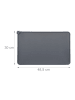 relaxdays Napfunterlage in Dunkelgrau - (B)48,5 x (T)30 cm