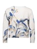 Betty Barclay Strickpullover mit Print in Grey/Blue