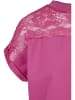 Urban Classics Urban Classics Damen Ladies Short Oversized Lace Tee in brightviolet