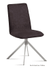 58 aufm Kessel ESSZIMMERSTUHL (2er-Set) Dorice 47x92x60 Edelstahl/Espresso