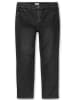 sheego Stretch-Jeans in black denim