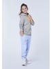 Polo Sylt Hoodie mit glitzerndem Label-Motiv in Grau