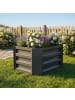 VCM  Metall Pflanzbeet Hochbeet Gartenbeet 50x40 Galdo M in Schwarz