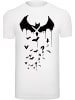 F4NT4STIC T-Shirt DC Comics Batman Arkham Knight Bats X Drip in weiß