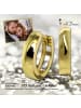 GoldDream Echtgold, 333er Gelbgold Damen Creolen Ohrring ca. 13mm