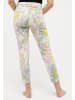 ANGELS  7/8 Hose Hose Ornella mit Blumen-Print in HIMBEER