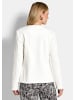 GOLDNER Elegante Baumwolljacke mit Struktur in weiß