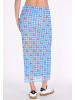 myMo Women Skirt in blue multicolor