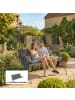 Outsunny Bankkissen,150L x 100B x 10H cm,Dunkelgrau
