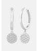 Ethische Diamanten Ohrringe aus 375 Weißgold mit Lab Grown Diamant
