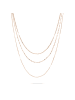 LIEBESKIND BERLIN Halskette Sparkling With Layers in roségold
