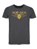TOP GUN T-Shirt TG2024002 in anthra
