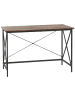 Beliani Schreibtisch FUTON in Braun/Schwarz - (W) 115 x (H) 76 x (L) 60 cm