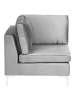 Beliani Sofaelement EVJA in Grau - (W) 85 x (H) 84 x (L) 85 cm