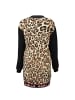 GAELLE PARIS Beige Woll-Kleid