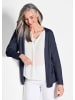 GOLDNER Offene Strickjacke in Kurzform in marine