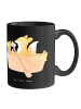 Mr. & Mrs. Panda Tasse Kanu Abenteuer mit Spruch in Schwarz