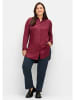 sheego Longbluse in weinrot