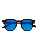Simplify Polarisierte Sonnenbrille "Alexander" in Schwarz/Blau