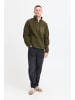 BLEND Fleecejacke BHBROOKS Sweatshirt halfzipp in Grün
