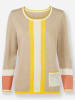WITT WEIDEN Pullover in beige-champagner-gemustert