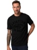 JP1880 Kurzarm T-Shirt in schwarz