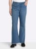 sheego Bootcut-Jeans in blue-bleached
