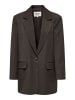 ONLY Oversize Blazer mit Reverskragen und Knopfleiste in Chocolate Torte
